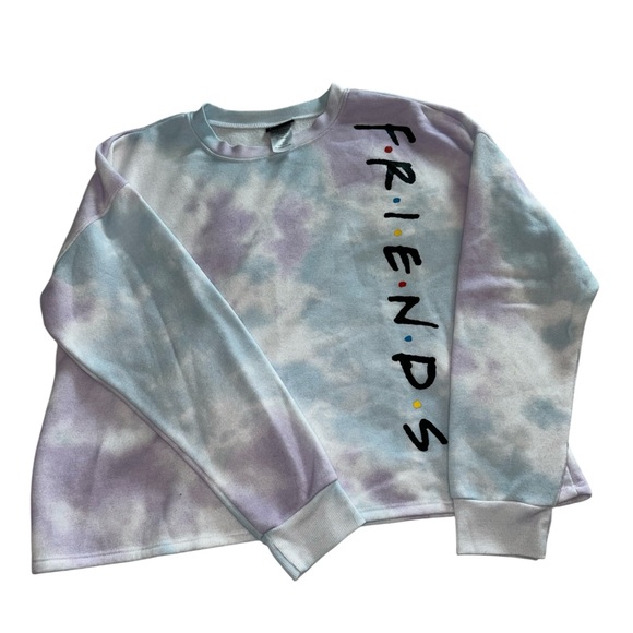 FRIENDS Tops - FRIENDS Pastel Tie-Dye Womans Sweatshirt